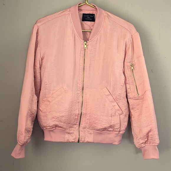 Love Tree | Pink Bomber Jacket - Picture 3 of 9